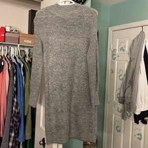 grey sweater dress